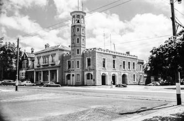 Film - Photograph by Herb Richmond. ca 1971, City Fire Station, Ballarat
