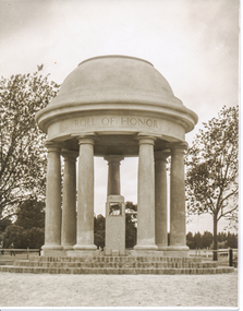 Print - Photograph by Herb Richmond, Roll of Honor Memorial, Sturt St, Ballarat