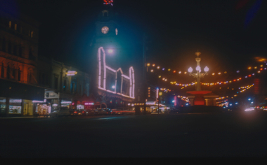 Print - Conder's building with Icecream signage, Ballarat Parade