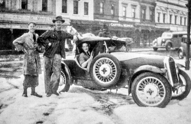 Print, 1929 Australian bodied Austin 7 special, Ballarat 1940