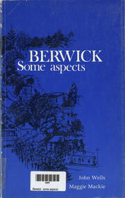 Book, John Wells, Berwick : some aspects, 1980