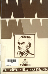 Book, Gus Ryberg, The four W's, 1984