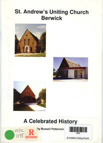 Cover of St Andrew's Uniting Church Berwick book