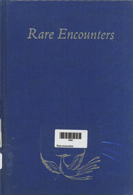Book, Maie Casey, Rare Encounters, 1980