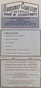 Album, Pamela Lowther, Harkaway Cemetery : A pictorial survey, 2003