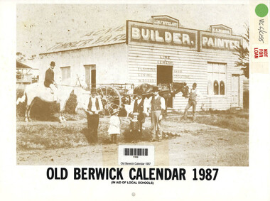 Booklet, Old Berwick Calendar 1987, 1986