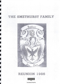 Book, Gladys Smethurst, The Smethurst Family Reunion 1986