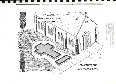 Book, St James Church of England - Garden of Remembrance, St James Church of England, Pakenham Garden of Remembrance, 1994
