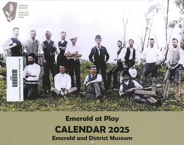 Book, Emerald and District Museum, Emerald at Play Calendar 2025, 2024