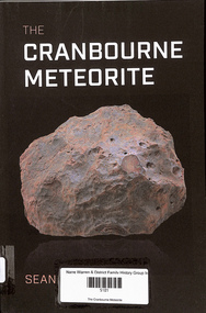 Book, Sean Murphy, The Cranbourne Meteorite, 2023