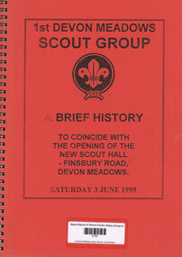 Book, Robert Neal, 1st Devon Meadows Scout Group: a brief history