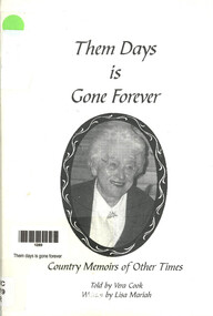 Book, Lisa Mariah, Them days is gone forever : country memoirs of other times, 2001