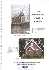 Book, Rosemary Zurrer, The Presbyterian Church in Cardinia, 2015