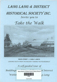 Book, Lang Lang and District Historical Society, Take The Walk