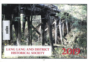 Book, Lang Lang and District Historical Society, Lang Lang and District Historical Society Inc. Calendar 2019, 2018