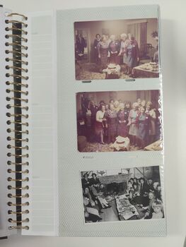 First page of three photographs.