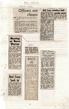 newspaper cuttings (sample page)