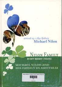 Book, Bev Rasker, Nilon family. Michael Nilon and his family in Australia, 2000