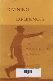 Book, William E Liversidge, Divining experiences, 1977