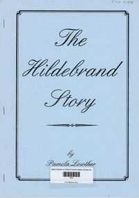 Book, Pamela Lowther, The Hildebrand story