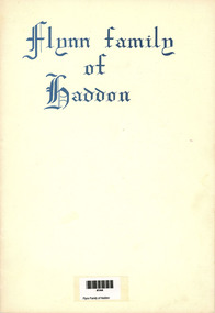 Book, Haydn John Smith, Flynn Family of Haddon, 1983