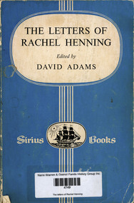 Book, Rachel Henning, The letters of Rachel Henning, 1966