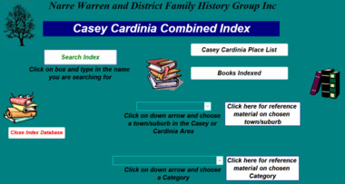 Screen shot of the Casey Cardinia Combined Index
