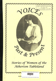 Book, Henry and Elaine Tranter, Voices Past & Present. Stories of Women of the Atherton Tablelands, 1999