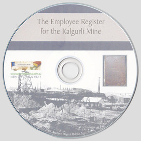 CD, The employee register for the Kalgurli (Kalgoorlie) Mine, 2009