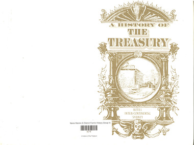 Book, Hotel Inter-Continental, A History of the Treasury: Hotel Inter-Continental, Sydney, 1986