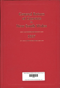 Book, NG Butlin et al, General return of convicts in New South Wales, 1837, 1987