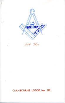 Cover page with compass and square symbol