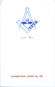 Cover page with compass and square symbol