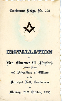 Front cover of Installation program