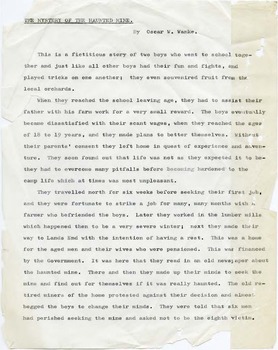 First page of the manuscript.