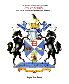 Illustration of the City of Berwick Armorial Bearings