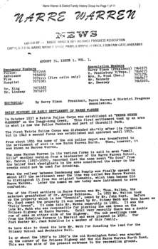 First page of issue 1