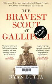 Book, Ryan Butta, The Bravest Scout at Gallipoli, 2024