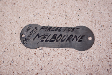 Metal Tag, Cockatoo Mail Bag Tag