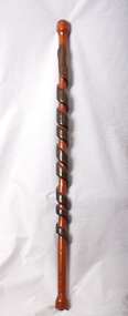 Walking Stick, Hand carved snake walking stick