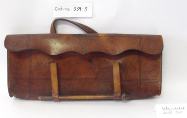 Domestic object - Leather Bag, approximately 1883