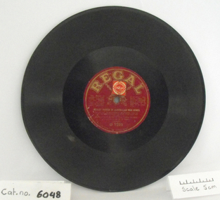 Phonograph Record, Under The Union Jack March / Medley March of Australian War Songs
