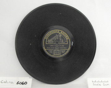 Phonograph Record, What are the wild waves saying? Life's dream is o'er
