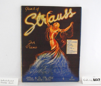 Music Book, Gems of Strauss for Piano