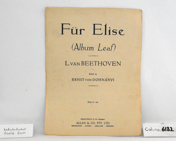 Sheet Music, Für Elise (Album Leaf)
