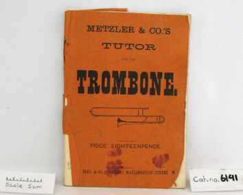 Music Book, Metzler & Co.'s Tutor for the Trombone