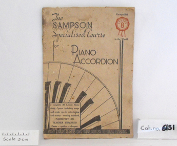 Music Book, The Sampson Specialised Course for Piano Accordion
