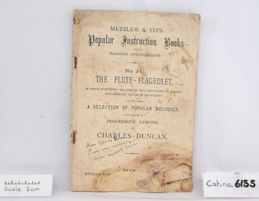 Music Book, Popular Instruction Books No. 14 - The Flute - Flageolet