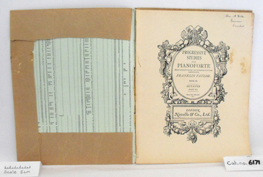 Music Book, Progressive Studies for the Pianoforte, Book 36, Octaves (Part II)