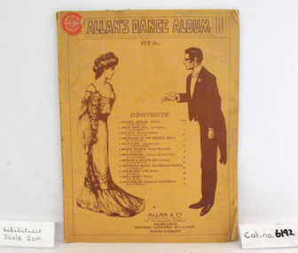 Music Book, Allan's Dance Album No. 4